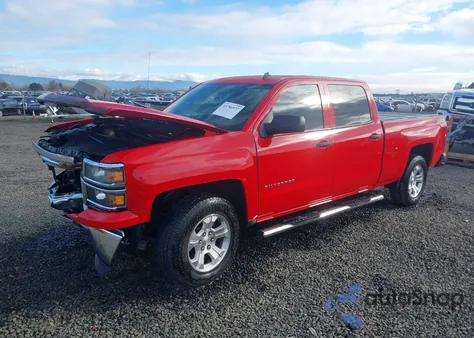 2014 Chevrolet Silverado 1500 2Lt из США, поврежденный, VIN 3GCUKREC2EG124566